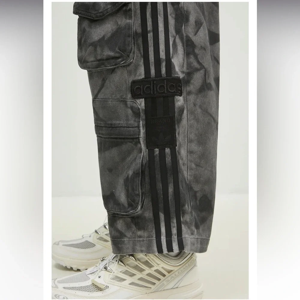 NWT Adidas Premium XXL Cargo Trousers Trace carbon/MGH solid Grey Sz 10
